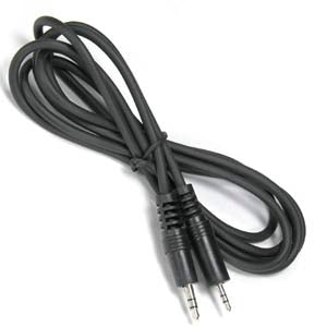 6 Foot 3.5mm to 2.5mm Stereo Male/Male Speaker/Headset Cable