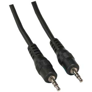 6 Foot 2.5mm Stereo Male/Male Speaker/Headset Cable
