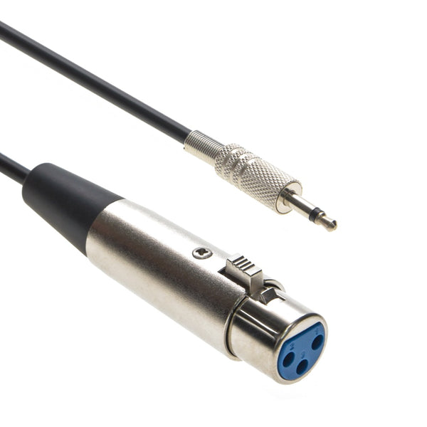6 Foot XLR Female to 3.5mmm Mono Male Cable
