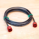 10 Foot N Male (Red) to N Male (Red) using Low Loss 195.