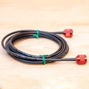 10 Foot N Male (Red) to N Male (Red) using Low Loss 195.