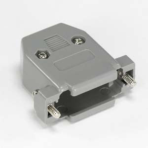DB15 Plastic Hood Gray Color Assembled Type