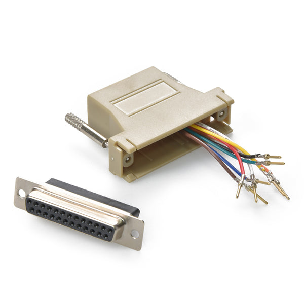 DB25 Male to RJ45 Modular Adapter