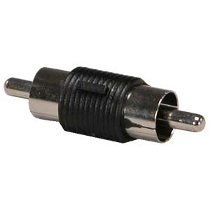 RCA Male to Male Plastic Coupler