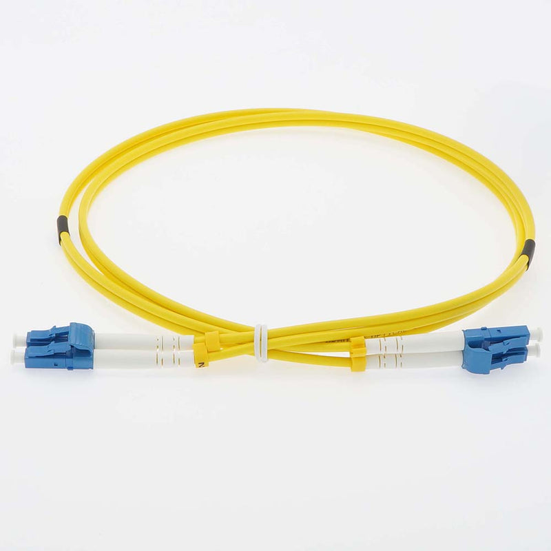3 meter LC/LC - UPC - Armored - Singlemode Duplex OFNR 3.0mm Fiber Optic Patch Cable