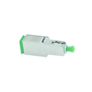SC - APC Singlemode Attenuator Male Female 15dB Metal Green