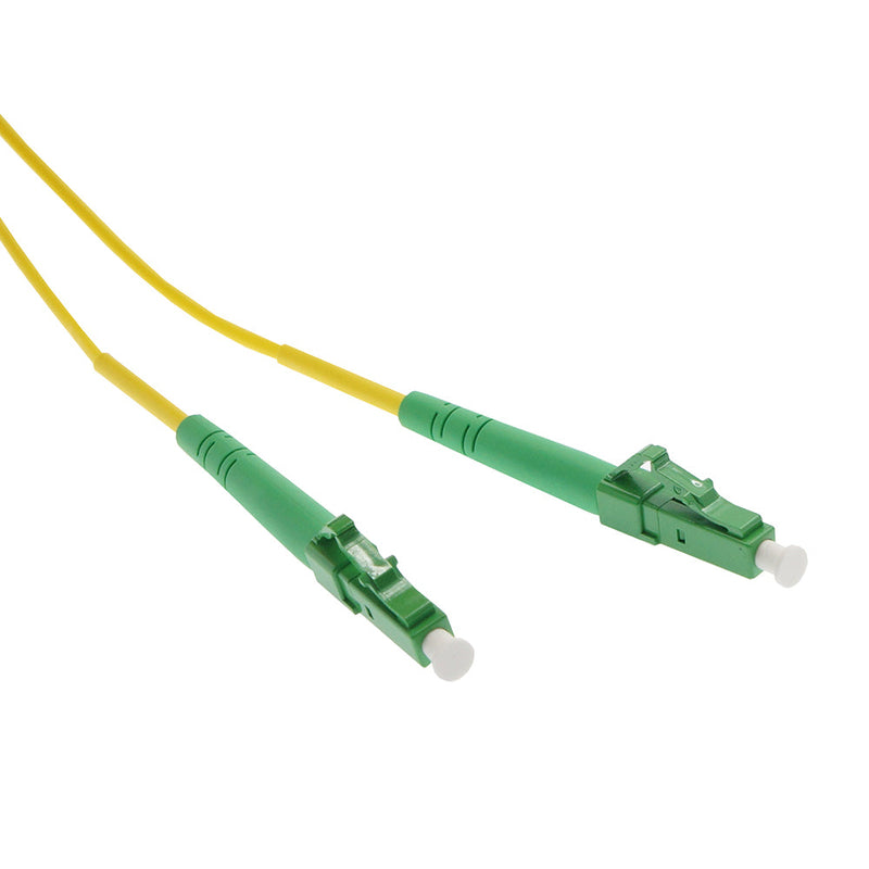 3 meter LC/LC - APC - Singlemode Simplex OFNR 2.0mm Fiber Optic Patch Cable