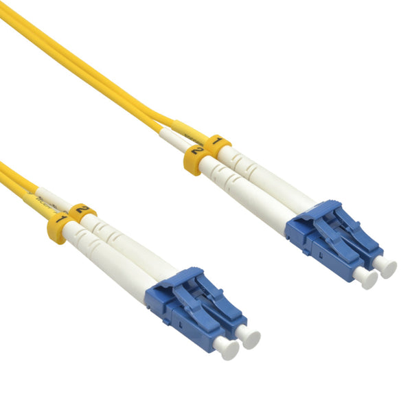 10 meter LC/LC - UPC - Singlemode Duplex OFNR 2.0mm Fiber Optic Patch Cable
