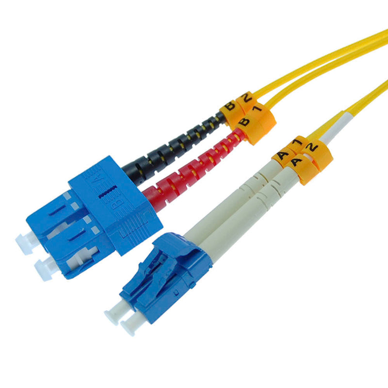40 meter LC/SC - UPC - Singlemode Duplex OFNR 2.0mm Fiber Optic Patch Cable