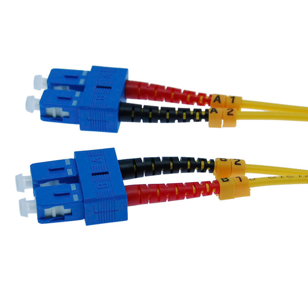 7 meter SC/SC - UPC - Singlemode Duplex OFNR 2.0mm Fiber Optic Patch Cable