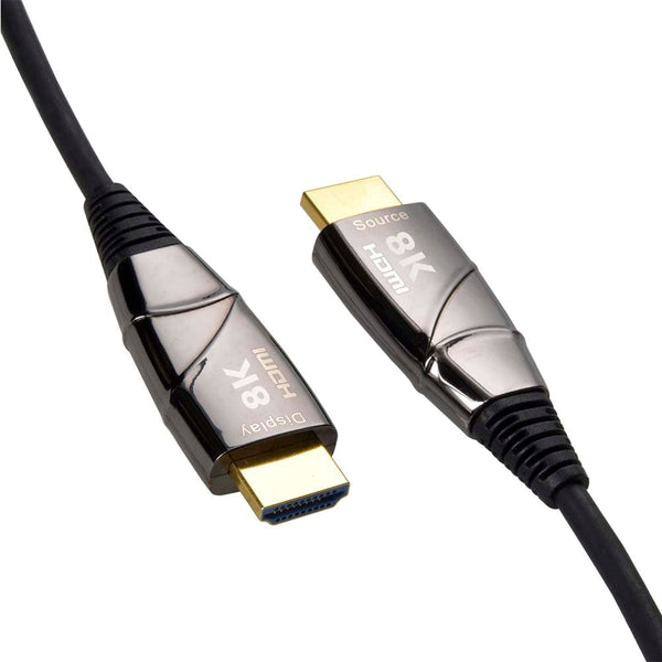 60 Foot eARC Fiber Optic HDMI Cable 8K/60Hz 48Gbps