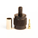 TNC Male Black. Crimp connector for LMR195 , RG58