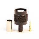 TNC Male Black. Crimp connector for LMR195 , RG58
