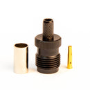 TNC Female Black Crimp connector for LMR195, RG58