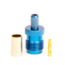 TNC Female Blue Crimp connector for LMR195, RG58