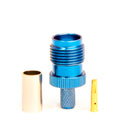 TNC Female Blue Crimp connector for LMR195, RG58