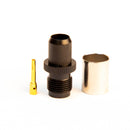 TNC Female Black Crimp connector for LMR400, Belden 9913