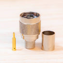 N Type Male Crimp connector for LMR400 and Belden 9913