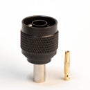 N Type Reverse polarity Male Black Crimp connector for LMR195, RG58