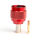 N Type Reverse Polarity Male Red Crimp connector for LMR195, RG58