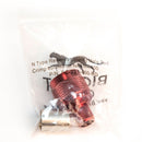 N Type Reverse polarity Male Red. Crimp connector for LMR400, Belden 9913