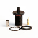 N Type Reverse Polarity Female Crimp connector Black LMR195, RG58