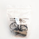 N Type Reverse Polarity Female Crimp connector Black LMR195, RG58