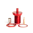 N Type Reverse Polarity Female Red. Crimp connector for LMR195, RG58