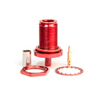 N Type Reverse Polarity Female Red. Crimp connector for LMR195, RG58