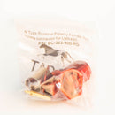 N Type Reverse Polarity Female Red. Crimp connector for LMR400, Belden 9913