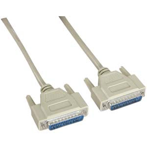 6 Foot DB25 Male to Male Serial Cable