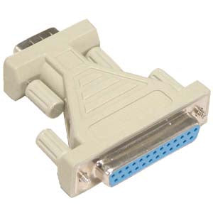 DB9 Male to DB25 Female Serial Adapter