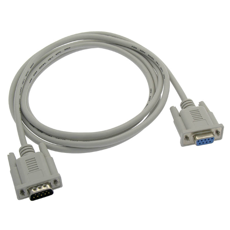 25 Foot Null Modem DB9 Male to DB9 Female Serial Cable