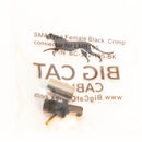SMA Type Female Black Crimp connector for LMR195, RG58