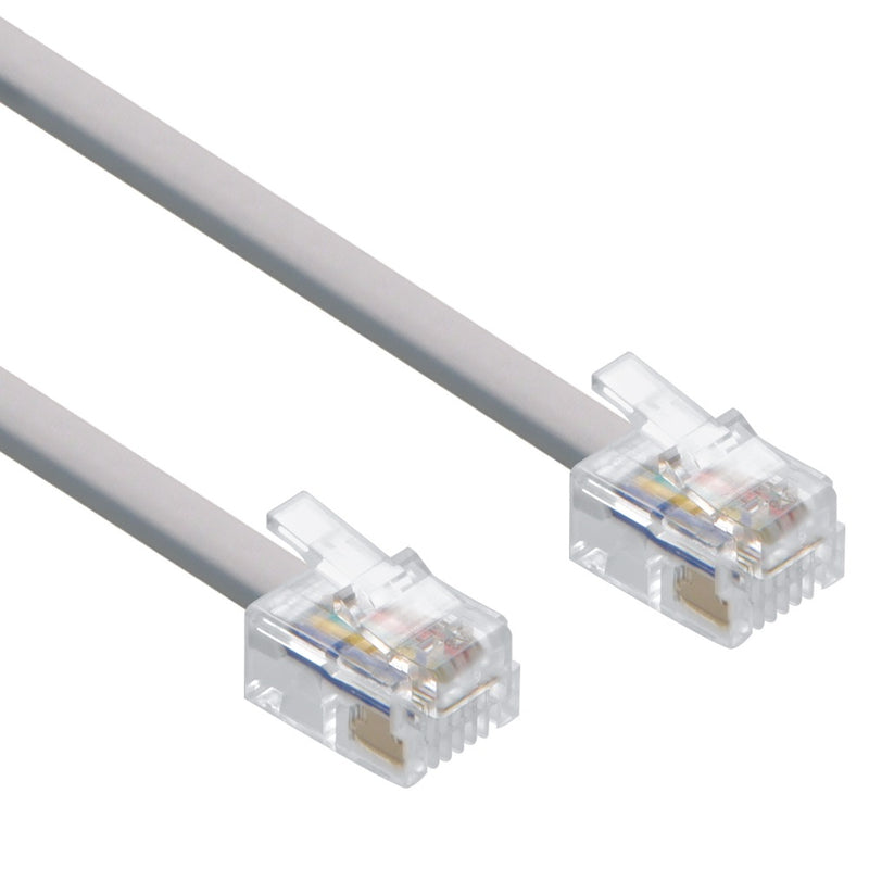 7 Foot RJ12 (6p6c) 6 conductor Modular Telephone Cable Reverse