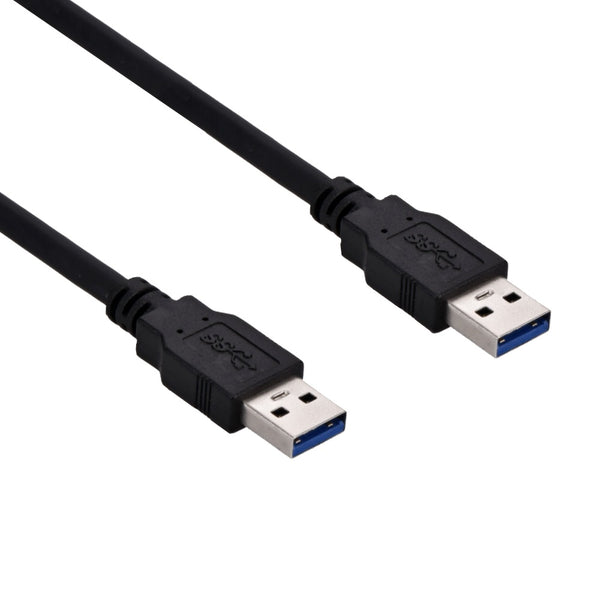 3 Foot USB 3.0 A-Male to A-Male Black Jacket