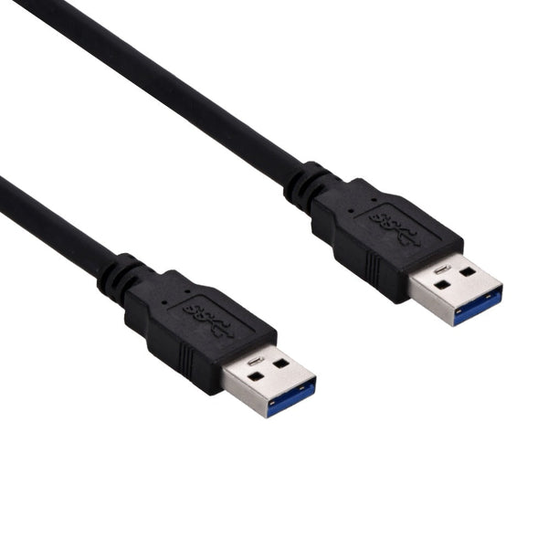 10 Foot USB 3.0 A-Male to A-Male Black Jacket