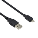6 Foot USB 2.0 A-Male/Micro B USB-Male Cable