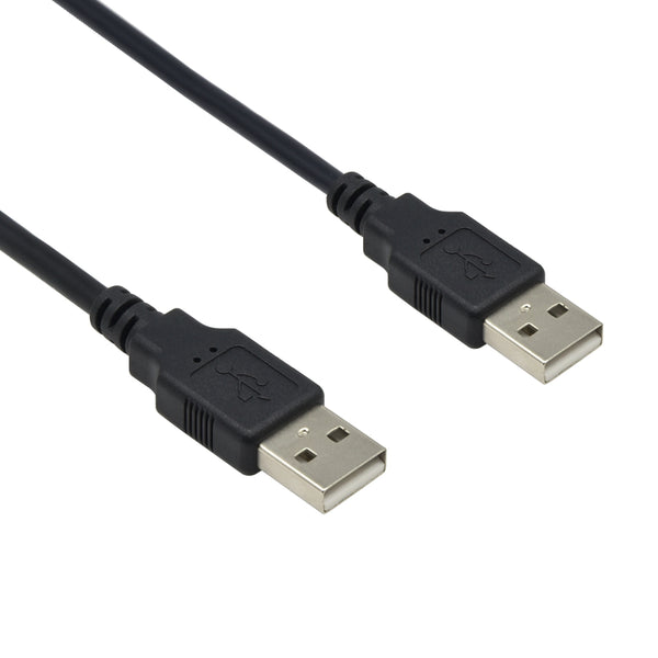3 Foot USB 2.0 A Male to A Male Black