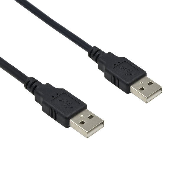 10 Foot USB 2.0 A Male to A Male Black