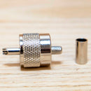 UHF / PL250 Type Male Solder connector for LMR195 and RG58 - TAA Compliant