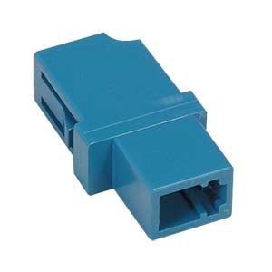 LC/UPC Singlemode Simplex Fiber Adapter / Coupler without Flange - Blue