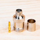 N Female Crimp Connector for LMR-400 and Belden 9913 TAA Compliant