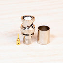 BNC Male Connector for Belden 9913 and LMR-400 TAA Compliant