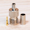 Reverse Polarity TNC Female Connector for RG-58 and LMR195 TAA Compliant