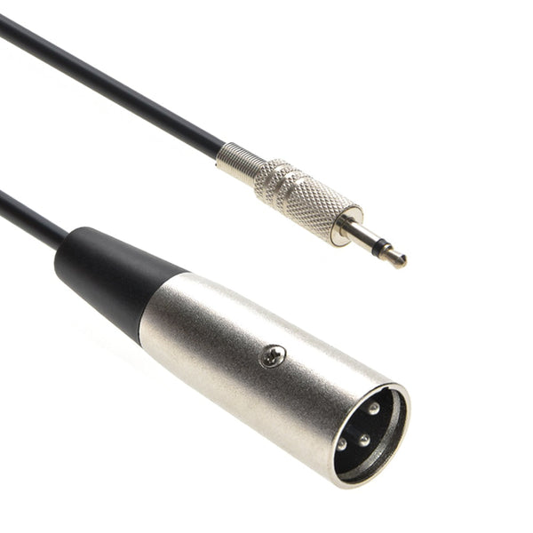 25 Foot XLR Male to 3.5mmm Mono Male Cable