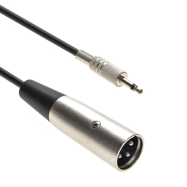 6 Foot XLR Male to 3.5mmm Mono Male Cable