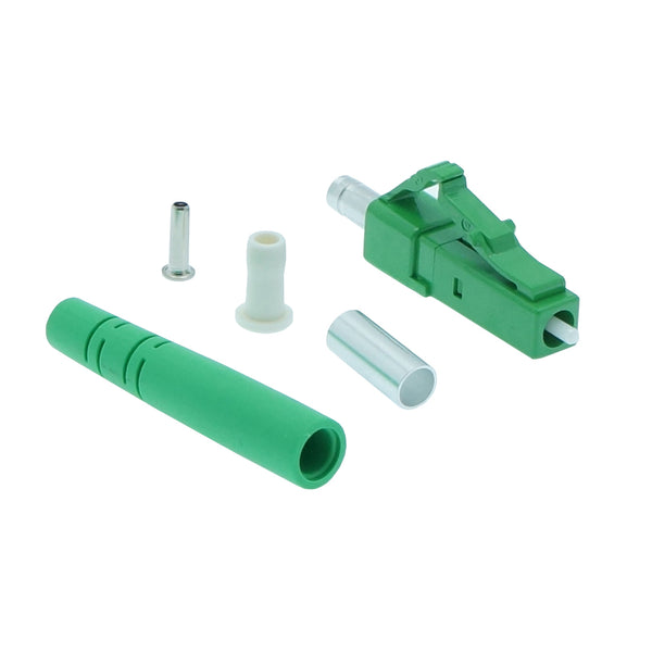 LC/APC Singlemode Simplex Connector 3.0mm Green (10pack)