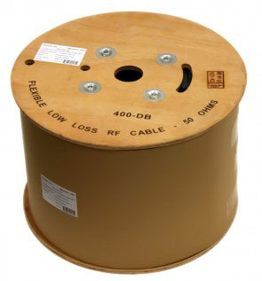 1000 Foot Direct Burial Low Loss 400 Coaxial Cable. LMR-400 Equivalent Coaxial Cable - Black