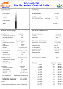 1000 Foot Fire Retardant Low Loss 400 Coaxial Cable. LMR-400 Equivalent Coaxial Cable - Black